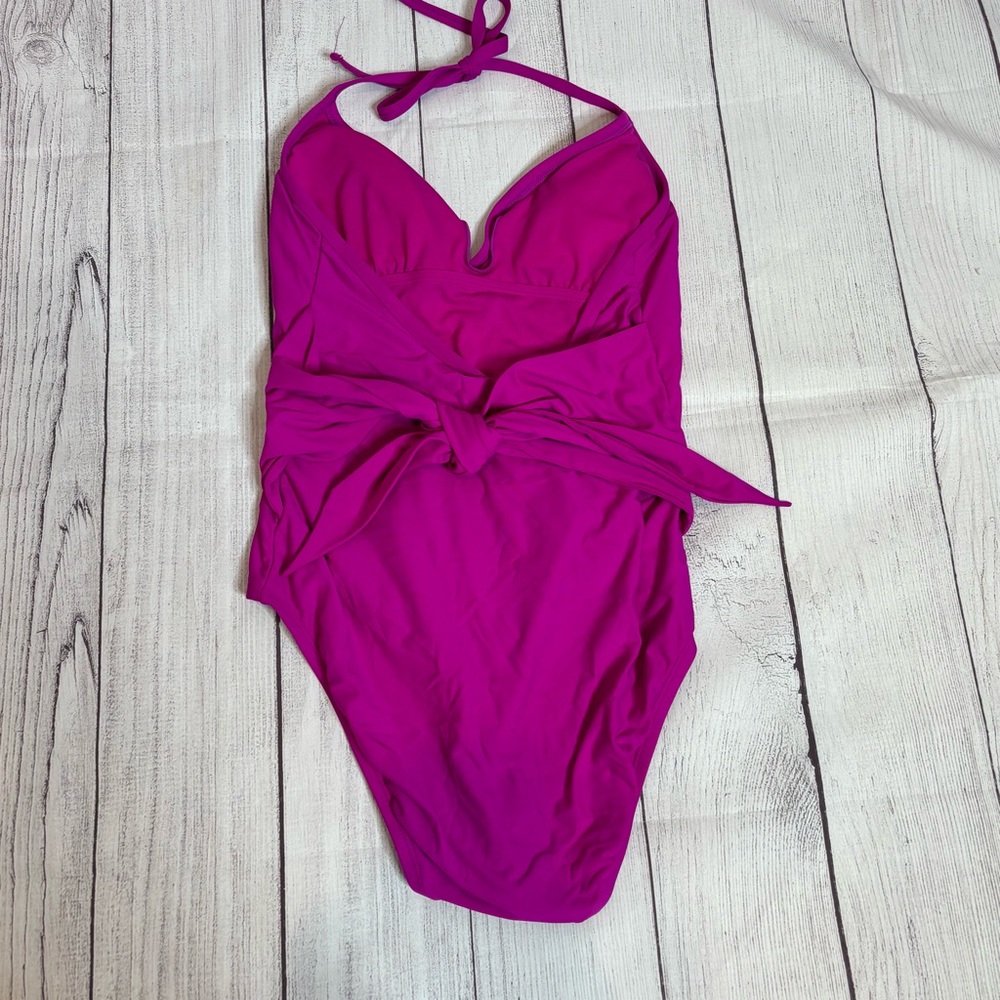 Apt. 9 Fuchsia Pink One Piece Swimsuit Size M